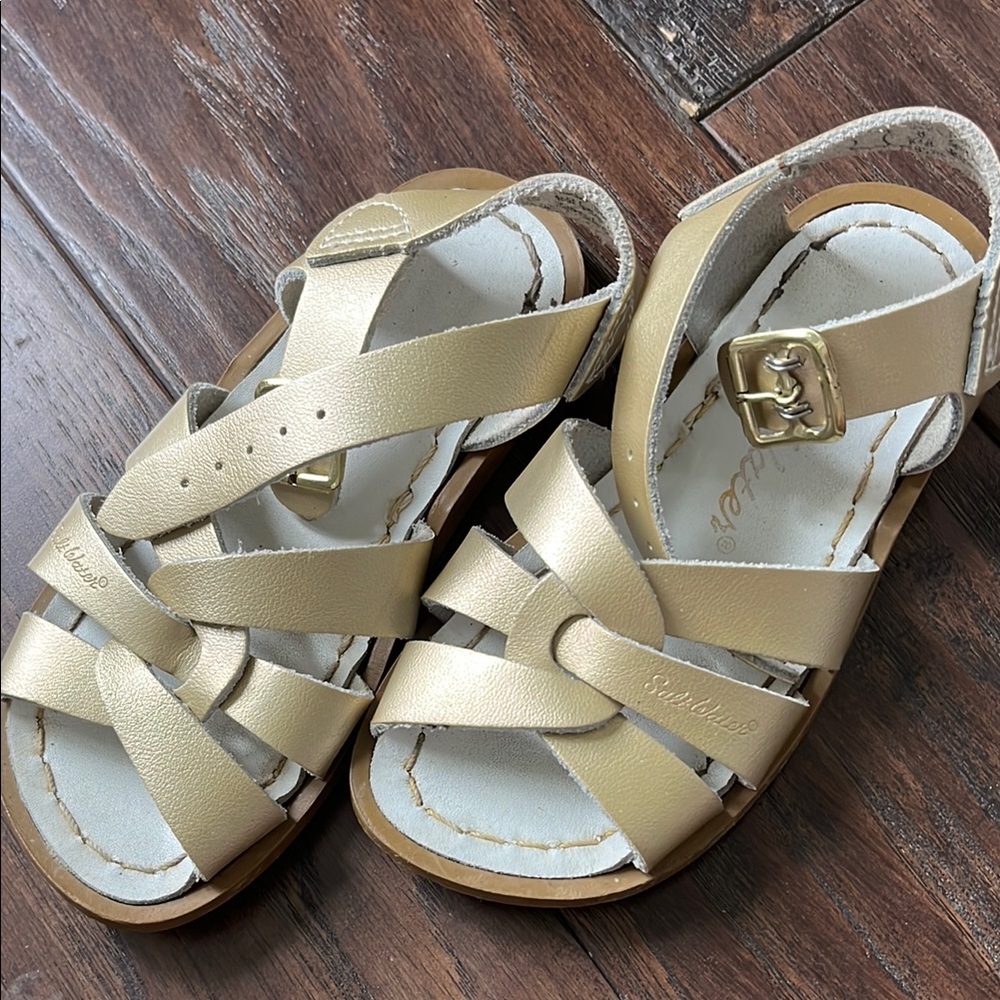 Saltwater Kids Gold Sandals